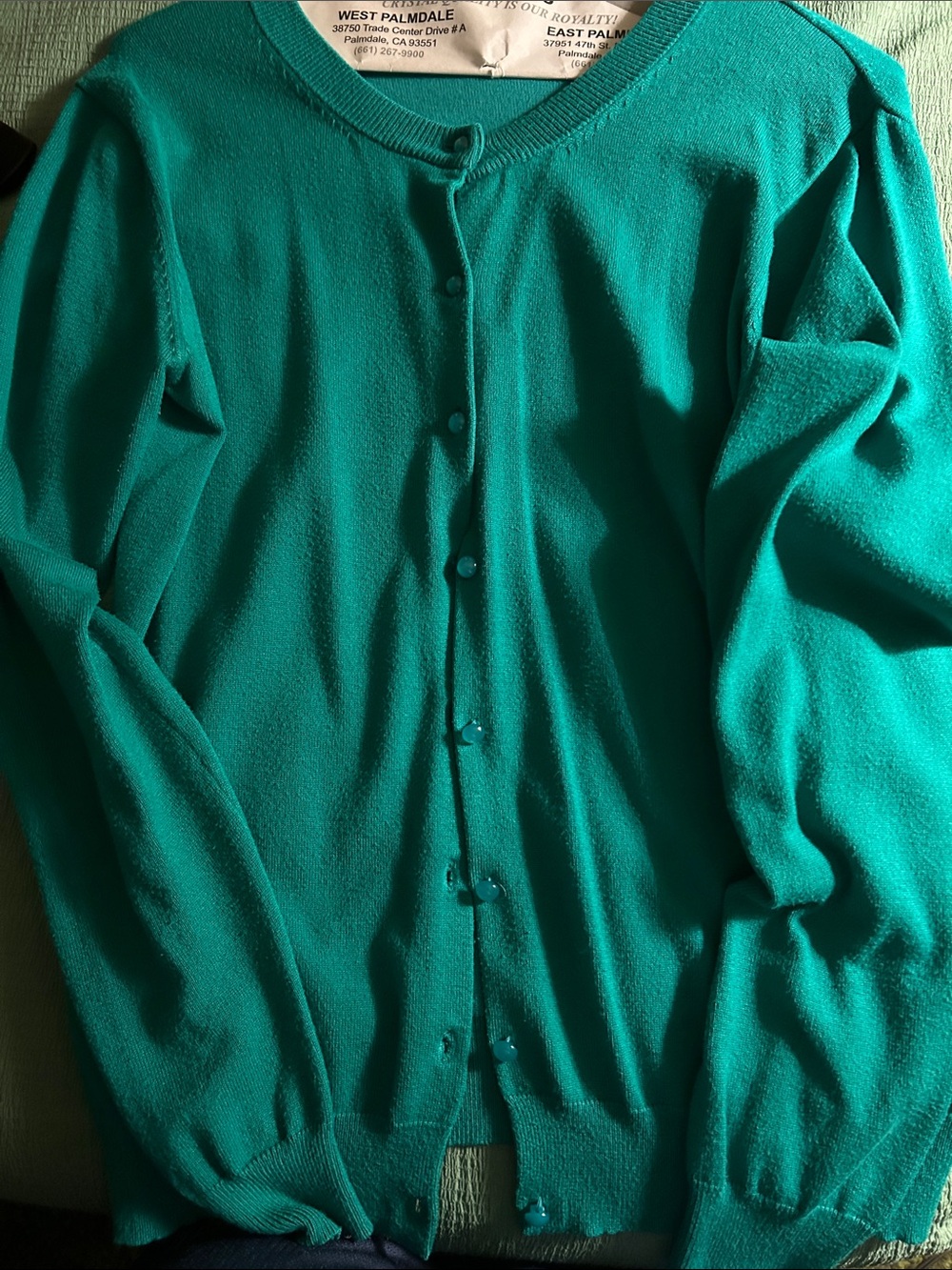 Cielo Teal Knit Cardigan